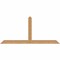 Ekena Millwork Portland Timber Gable Bracket, Western Red Cedar, 60"W x 27"H x 1 1/2"D x 3 1/2"F, 11/12 Pitch GBW060X27X0204POR00SWR - alternate 1